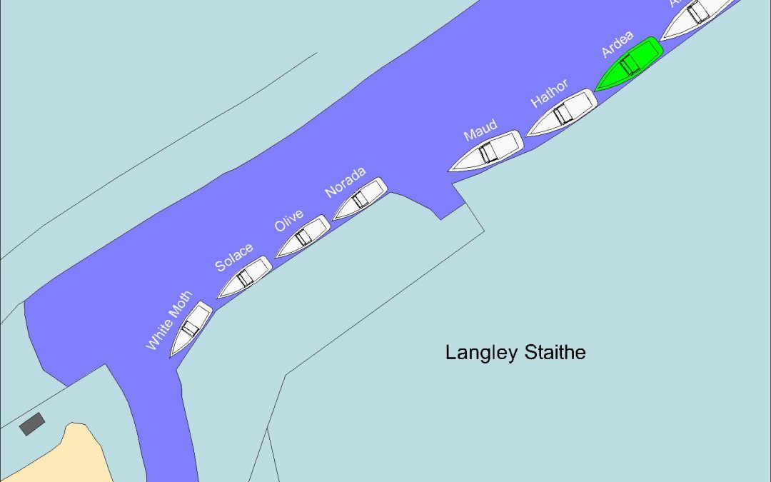 Temporary Mooring at Langley Staithe - Mooring Ardea